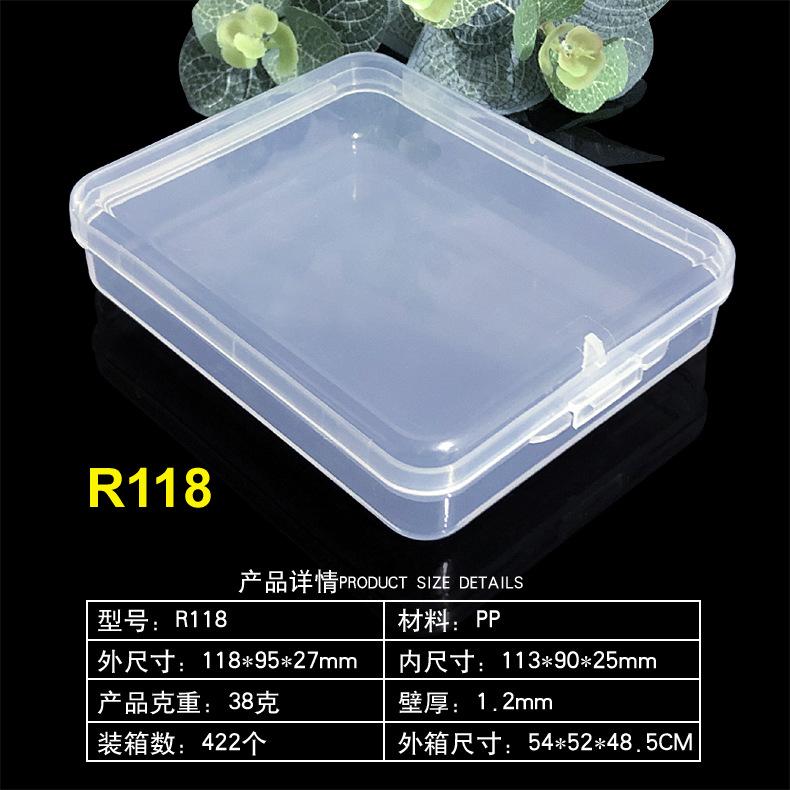 R118(118*90*25); transparent; even cover