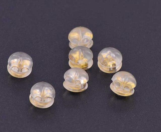 316 Stainless Steel Gold Plated/Butterfly Metal Ear Plug/Built-in Butterfly Metal Ear Plug