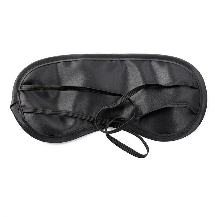 Hotel disposable eye mask aviation travel sleep eye mask breathable polyester solid color eye mask earplugs wholesale thumbnail 5