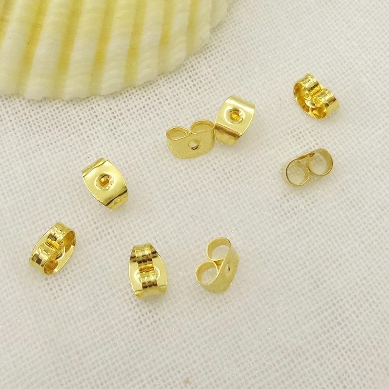 Stainless Steel Butterfly Ear Plug Gold