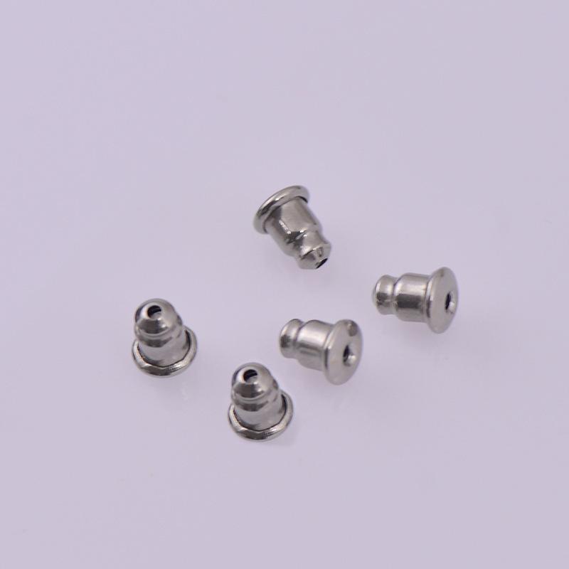Stainless Steel Bullet Ear Plug/Steel Color