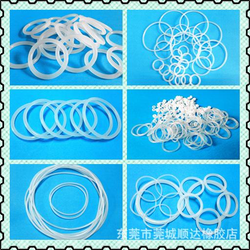 Factory supply natural color transparent white gas phase silicone O-ring sealing ring waterproof ring