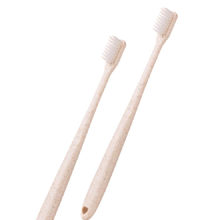 Hotel Disposable Toiletries, Guesthouse Soft-Bristle Toothbrushes, Biodegradable Eco-Friendly Dental Products, Wholesale Custom-Made Straw Toothbrushes thumbnail 5