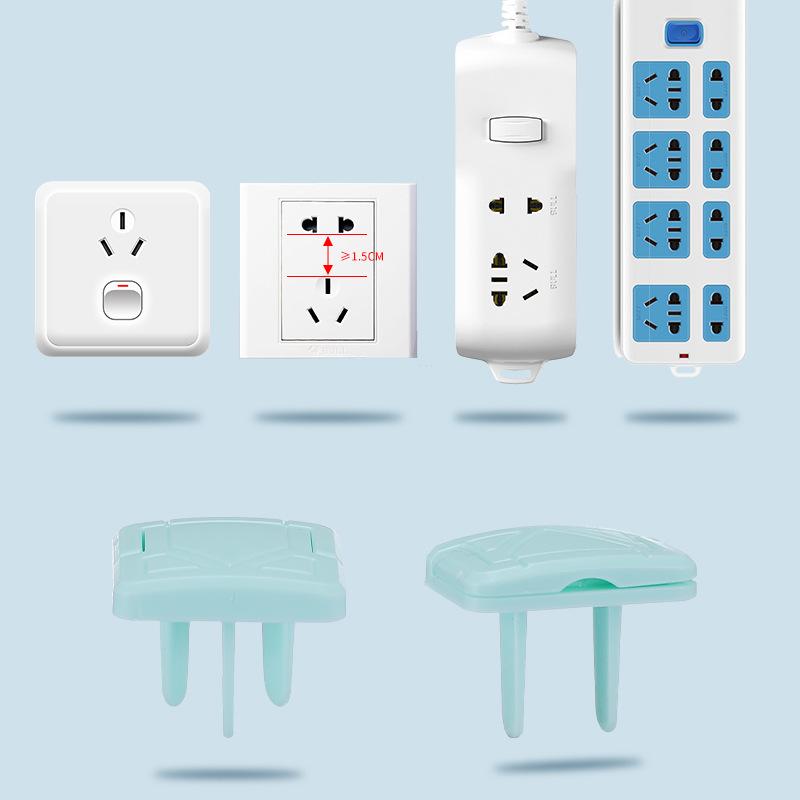 Baby Socket Protective Cover, Child-Proof Electric Shock Prevention Power Plug Cover, Baby Protection Supplies, Power Strip Socket Safety thumbnail 4