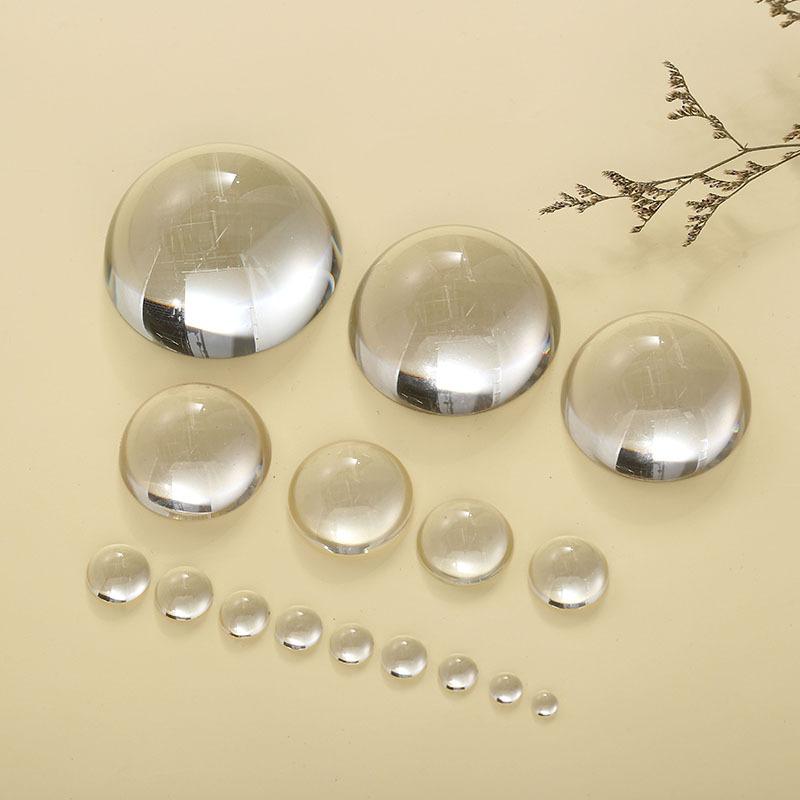 Time Gem Crystal hemispherical glass patch DIY jewelry accessories material glass crafts wholesale