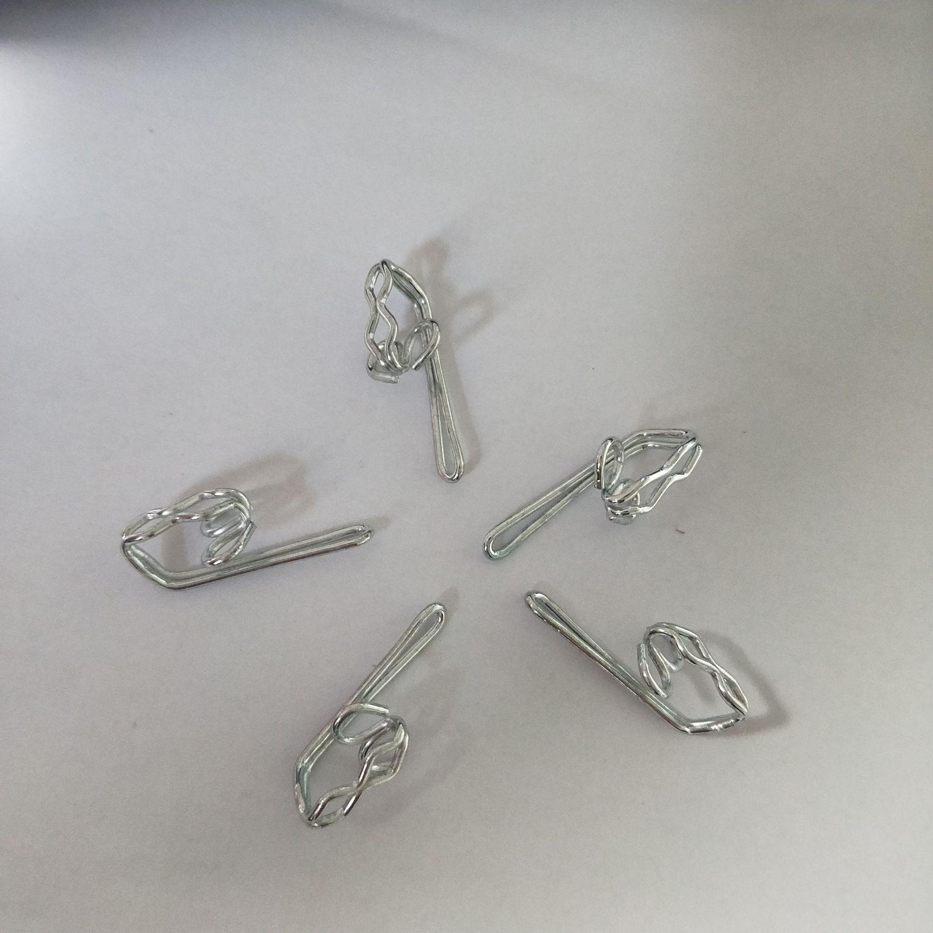 Ready Supply Curtain Accessories Metal Hook S Hook 6 Sub Hook Blue and White Curtain Butterfly Hook