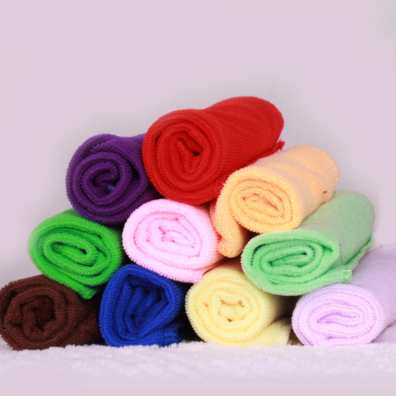 Fiber Towel 30*30 Small Square Towel Car Supplies Towel 25*25 Gift Small Towel Housekeeping Cleaning Towel Rag