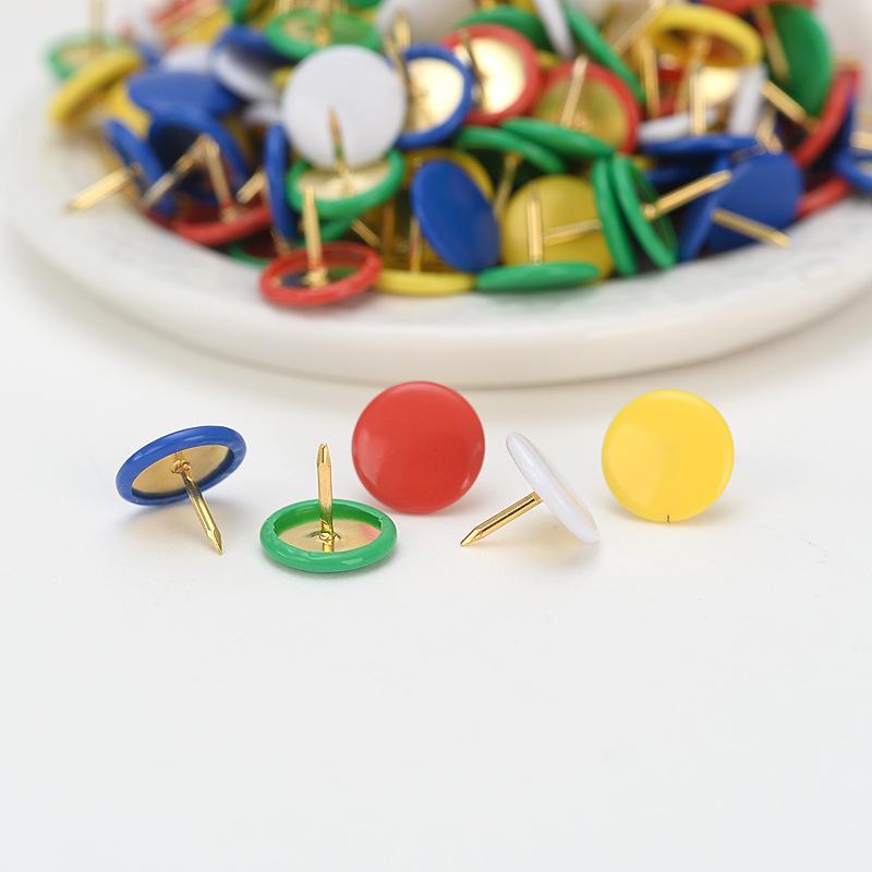 Plastic-coated pushpins color pushpins creative special painting pushpins message board professional production pushpins