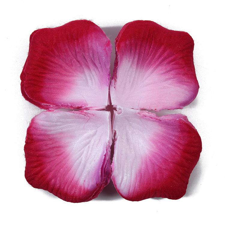Non-woven fabric arranged 100 pieces of simulation rose petals wedding wedding room decoration wedding supplies wholesale thumbnail 4