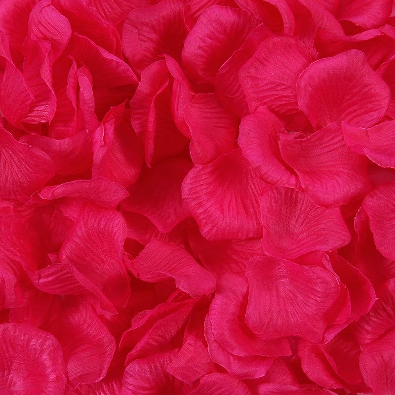 Non-woven fabric arranged 100 pieces of simulation rose petals wedding wedding room decoration wedding supplies wholesale thumbnail 3