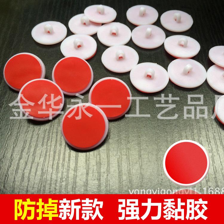 Strong seamless ceiling 2cm small disc hanging hook transparent top fitting invisible hook 3M3 glue thumbnail 4