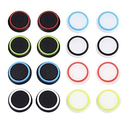 Ps4 Luminous Cap Ps5 Luminous Key Cap Xbox One 360 Rocker Cap Mushroom Head Silicone Cap Eight Colors