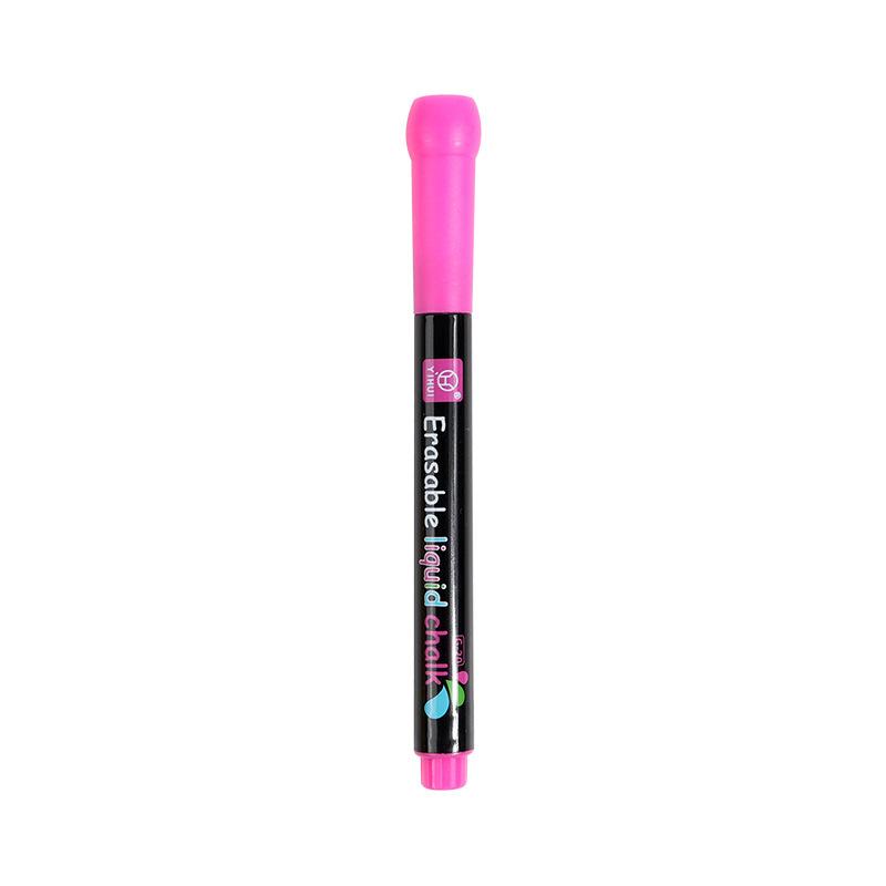 round head / G-20# erasable liquid ink black rod round head-rose red