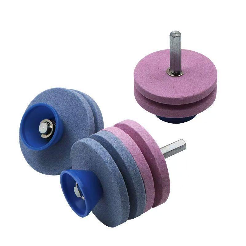Hand Drill to Grinder Conversion Head, Pistol Drill Grinding Head, Grinding Wheel, Metal Polishing Sharpener Grinding Wheel