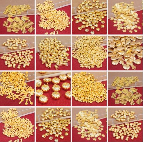 Hot Selling Mini Alloy Ingot Gold Bar Rice Gold Coin Copper Coin Abacus Decorative Supplies Crafts Ornaments Wholesale