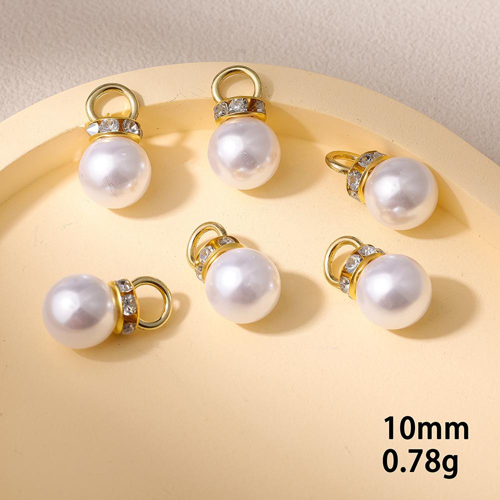 Pure white gold circle / 8mm