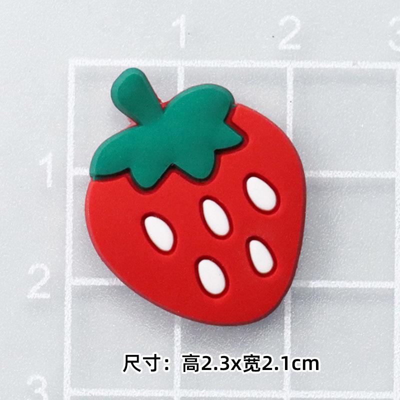 Soft glue: red strawberry [2.5*2.1cm small]]