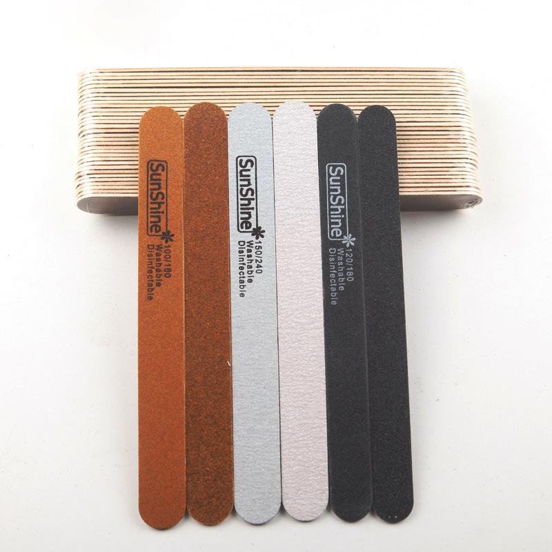 Sunshine Sanding Strips, Special Tools and Supplies for Manicure, Ultra-Thin Natural Nail Wood Strips, Sanding Strips, Nail Polishing Strips
