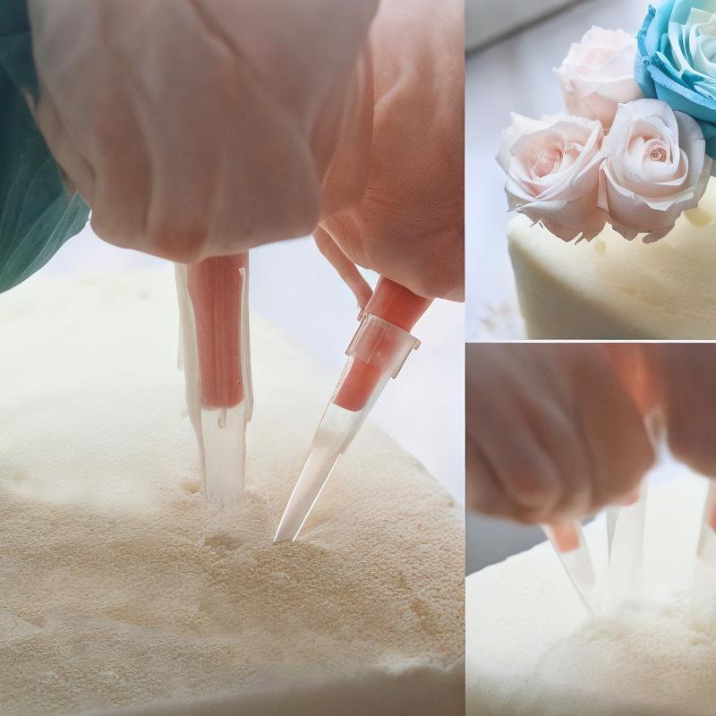 Flower Arrangement Plastic Flower Mud Insert Immortal Flower Rose Gift Box Micro Landscape Production Fresh Flower Dried Flower Mud Holder