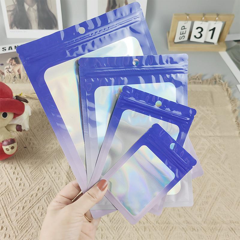 7.5*12*blue and purple gradient*16 silk