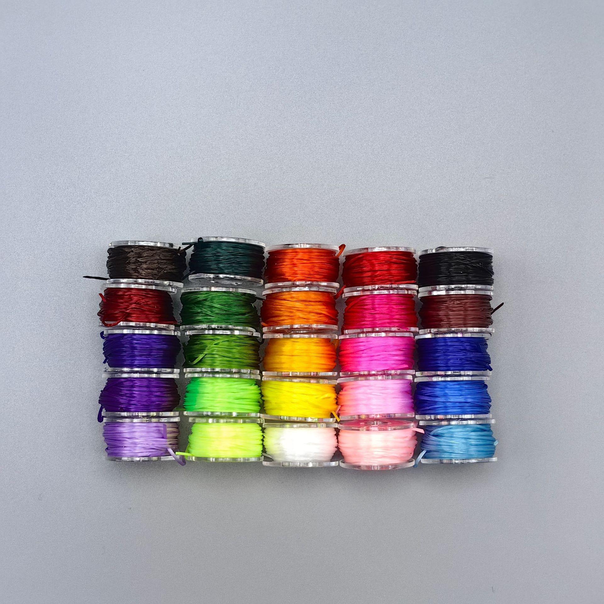 Small roll trial flat silk stretch diy gift beaded bracelet text play color duke line handmade accessories thumbnail 2