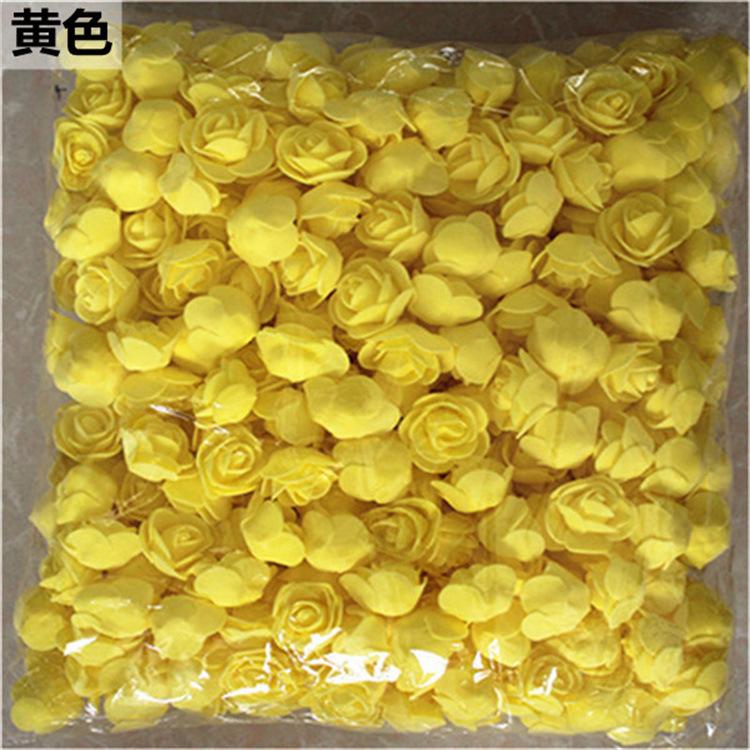 Yellow / Diameter 3.5cm, 500 flowers per pack