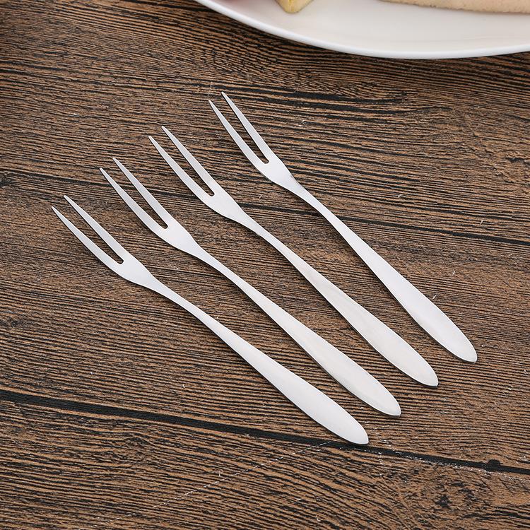 Home Restaurant Western Food Stainless Steel Creative Fruit Fork Ice Cream Fork Small Fork Cake Stainless Steel Fork Batch thumbnail 3