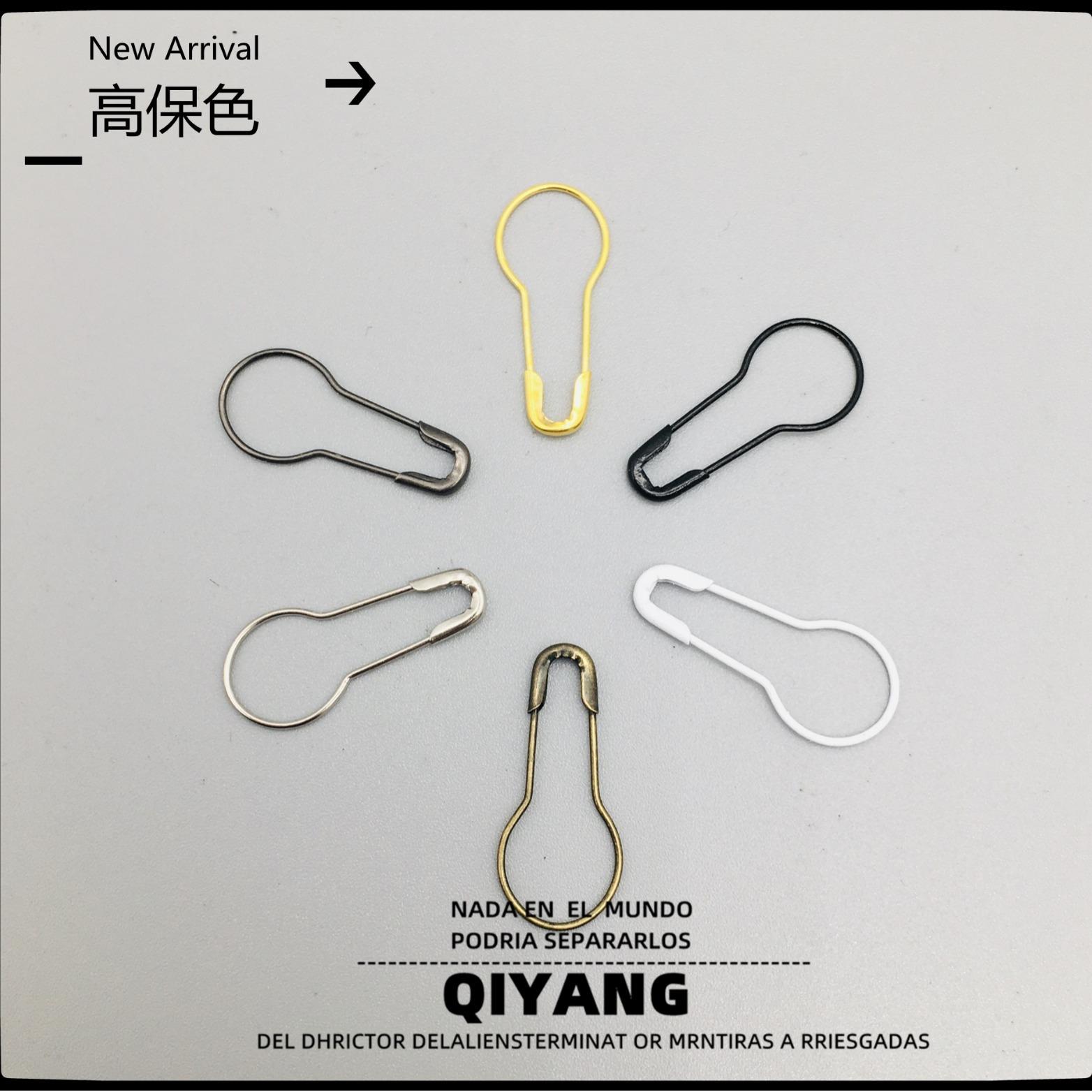 Clothing Accessories Pin Gold Black Silver Tag Iron Pin Clothes Button Small Pin Gourd-shaped Safety