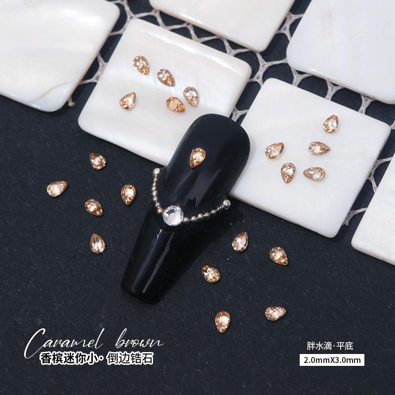 [fat water drops·fine zirconium]2x3mm single