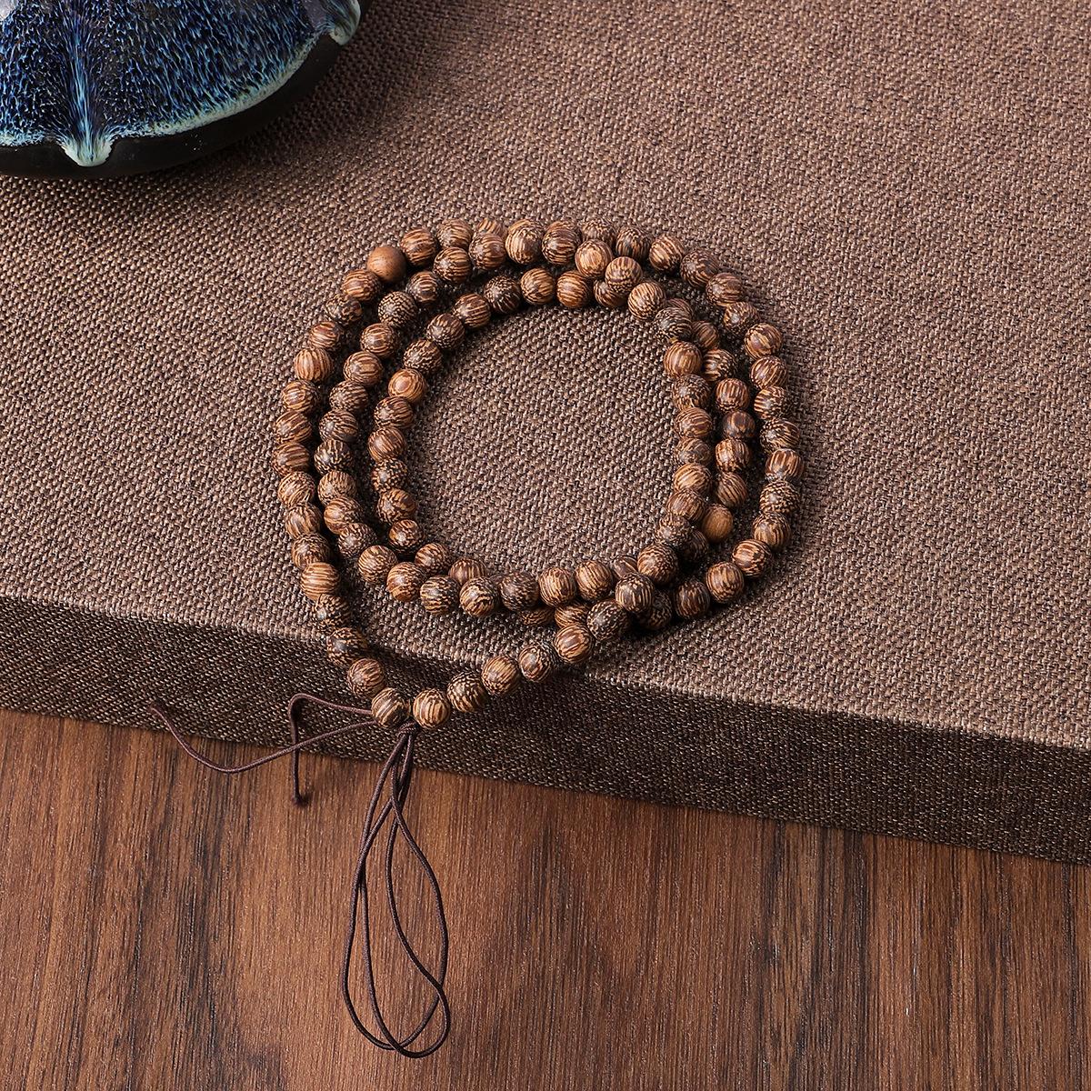 Agarwood (chicken wing imitation) / 6mm (loose beads)