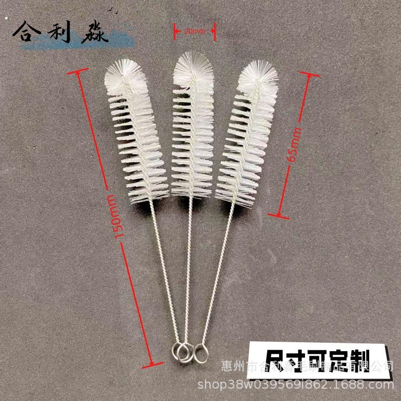 Factory Direct Supply Straw Brush Stainless Steel 304 Material Cleaning Brush Bottle Brush Laboratory Test Tube Brush