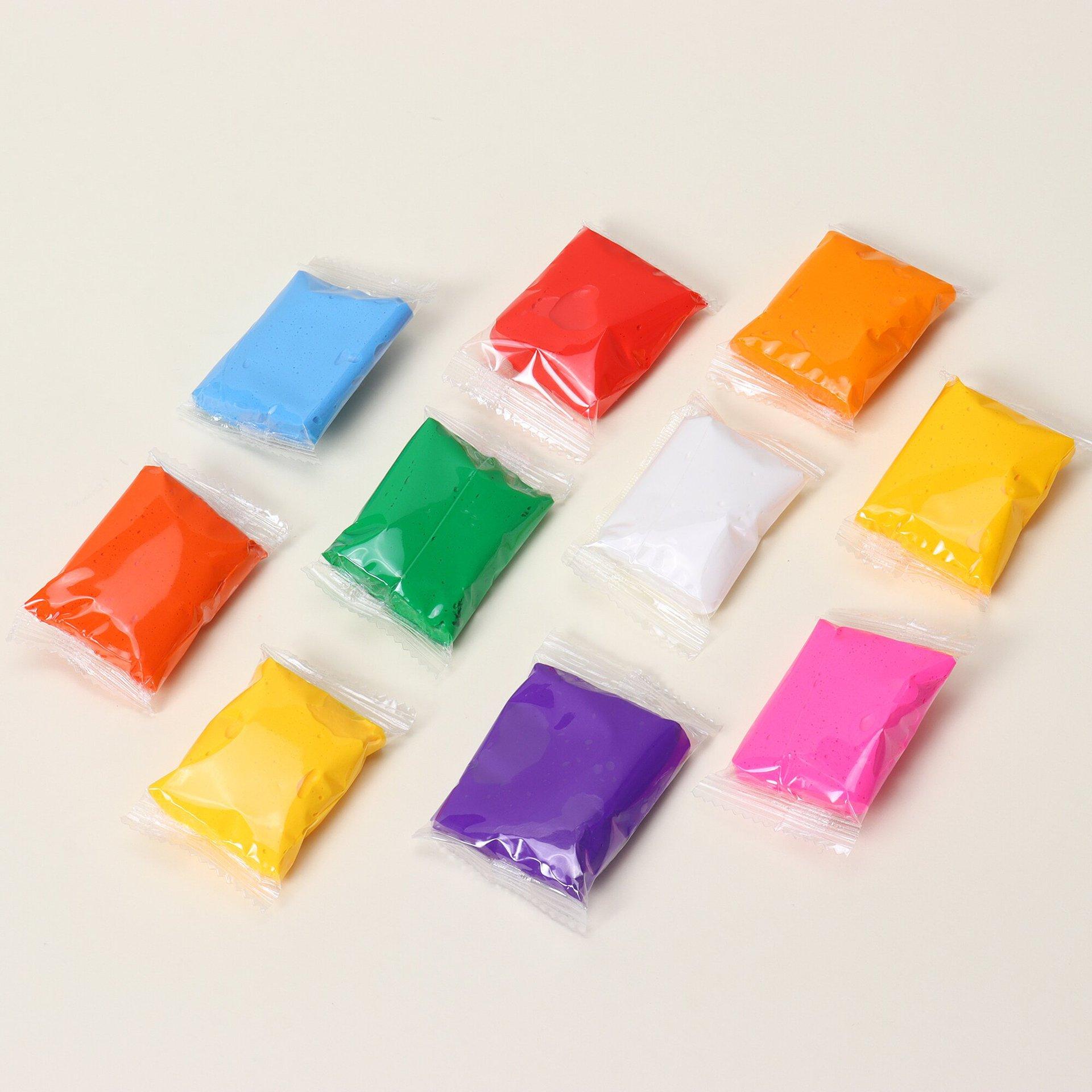 Factory direct 5g 10g 20g 50g multi-color specifications handmade diy clay does not touch hand color mud