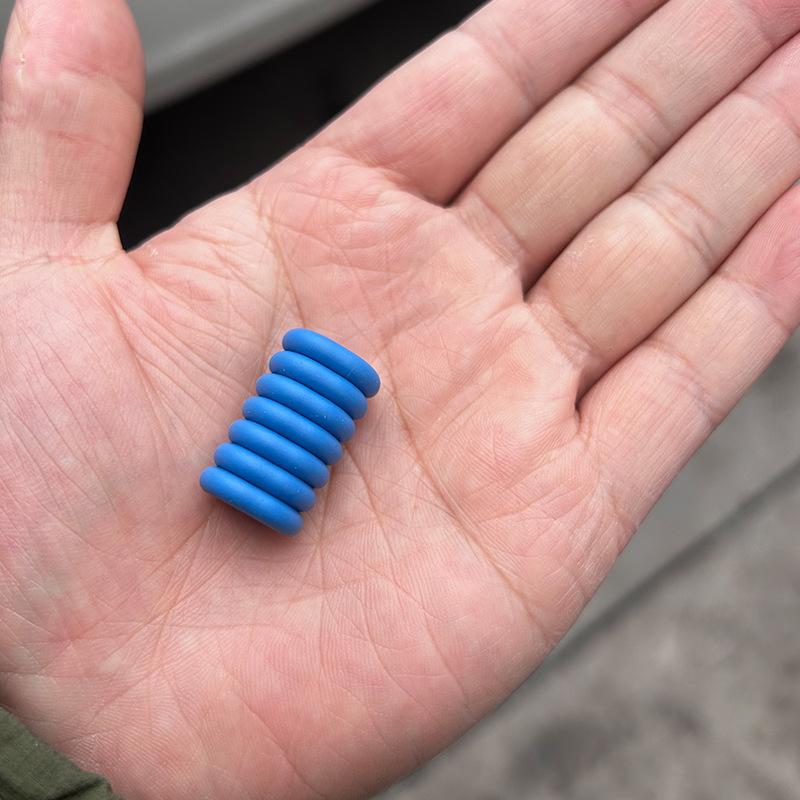 7 sections soft circle dark blue