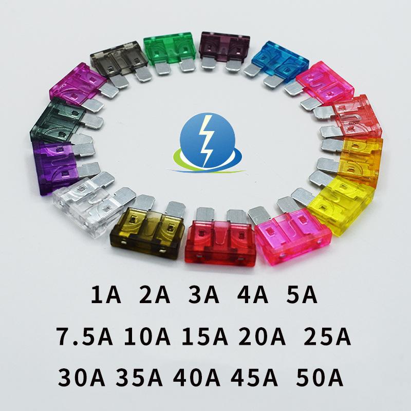 Car Fuse Insert Fuse Car Auto Medium Insert 4S Shop General Car Fuse 1-50A