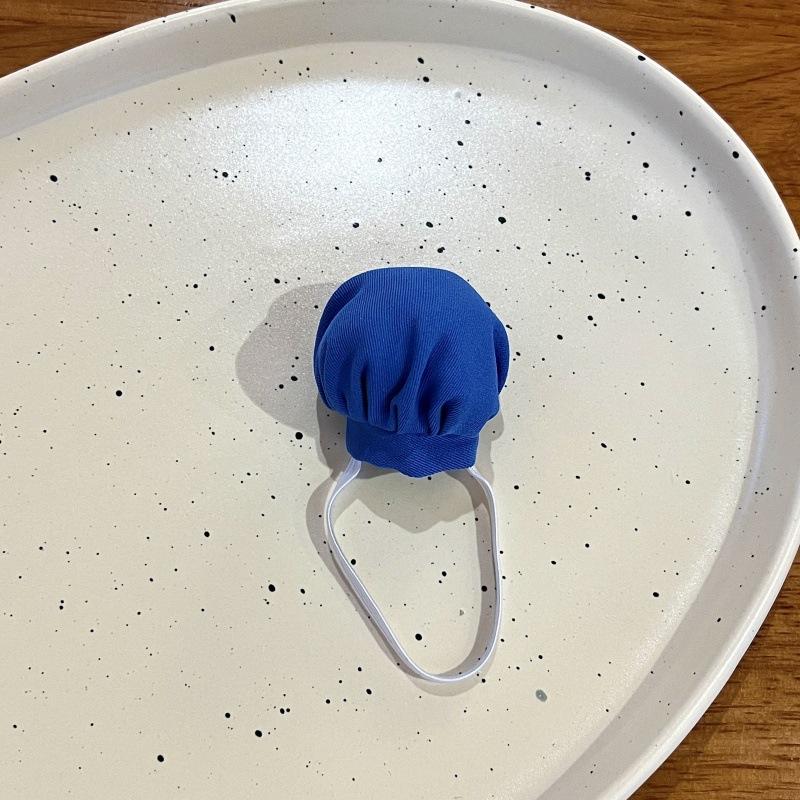 Blue chef hat (elastic cord)