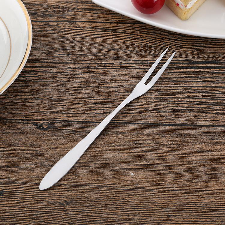 Home Restaurant Western Food Stainless Steel Creative Fruit Fork Ice Cream Fork Small Fork Cake Stainless Steel Fork Batch thumbnail 4