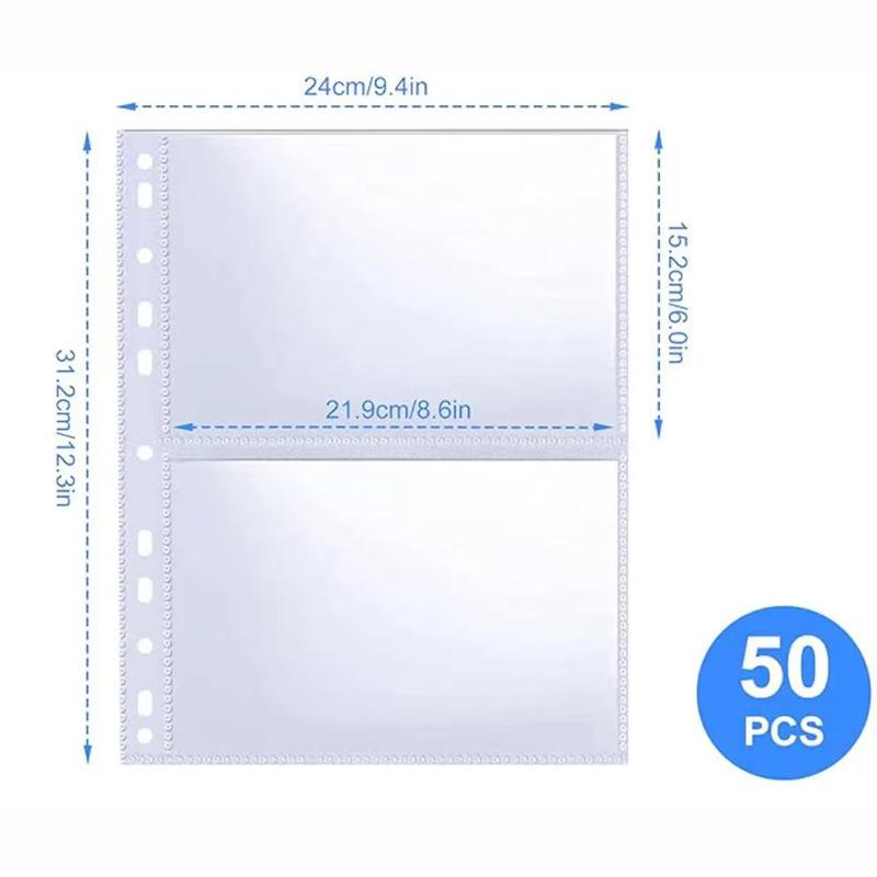 Amazon Best-Selling Pp Three-Layer 11-Hole Four-Square Grids Card Inner Page Two-Square Grids Game Card Photo Album Inner Page thumbnail 4