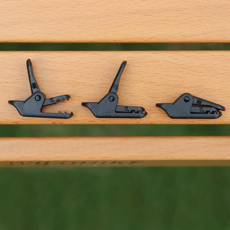 Tent additional pull point alligator clip outdoor camping canopy pull point hook tent windproof fixed clip belt down thumbnail 3