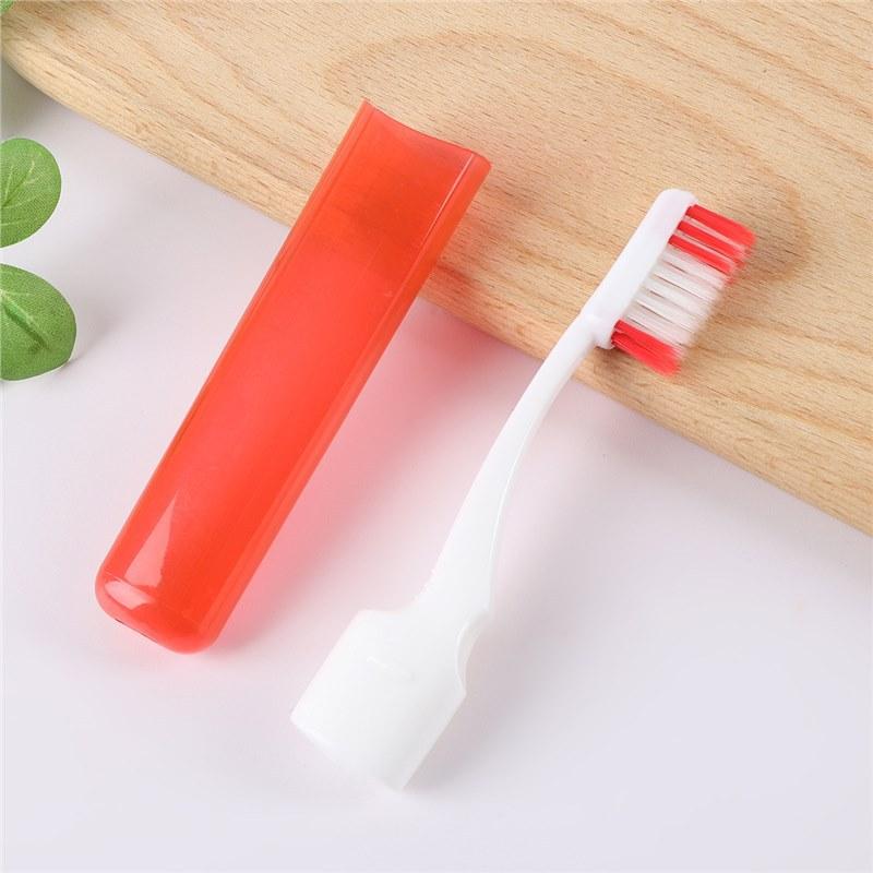 Foldable Toothbrush Non-Disposable Portable Soft Bristle Toothbrush Travel Size Portable Mini Toothbrush Travel Toothbrush thumbnail 3
