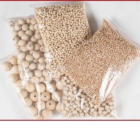 Wholesale In-Stock Wooden Beads 8-50mm, Lotus Wood and Paulownia Wood Round Beads, Direct Sale from Manufacturer, Loose Beads, Beading Accessories, Handmade Wooden thumbnail 4