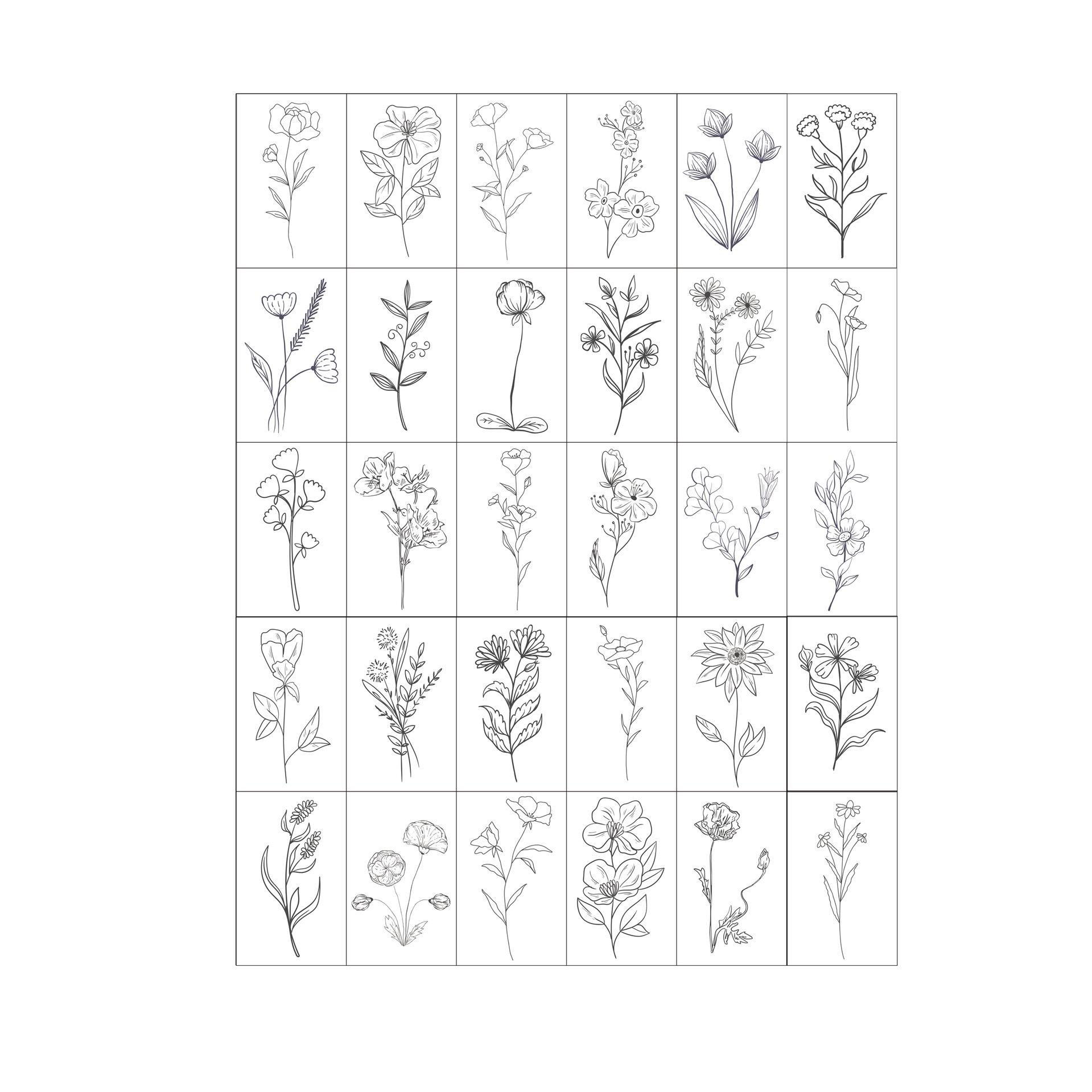 5.7*9.7cm (quantity: 30 for a set) / Tc-xiaohua set meal set of 30 pieces