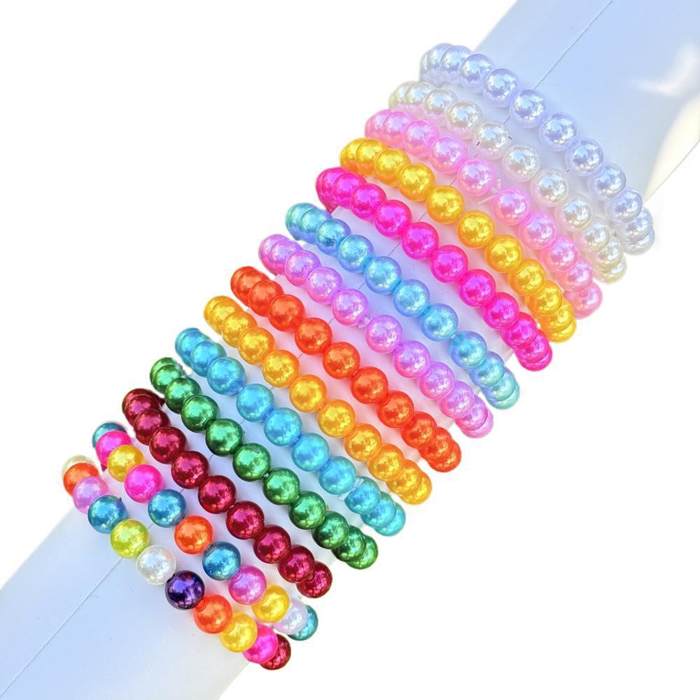 Children's Bracelet Basic Accessories Artificial Pearl Daily 4Mm-14Mm Korean Version Simulated Pearl Jewelry Bracelet thumbnail 5