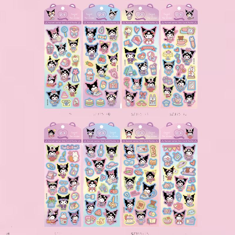 Laser sticker sheet (25*9cm) / Sz315 kuromi