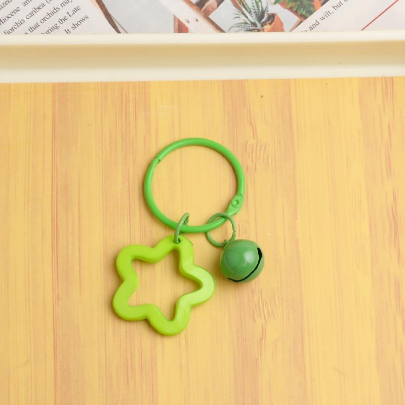 [Green] five-pointed star + ring + 14mm Bell