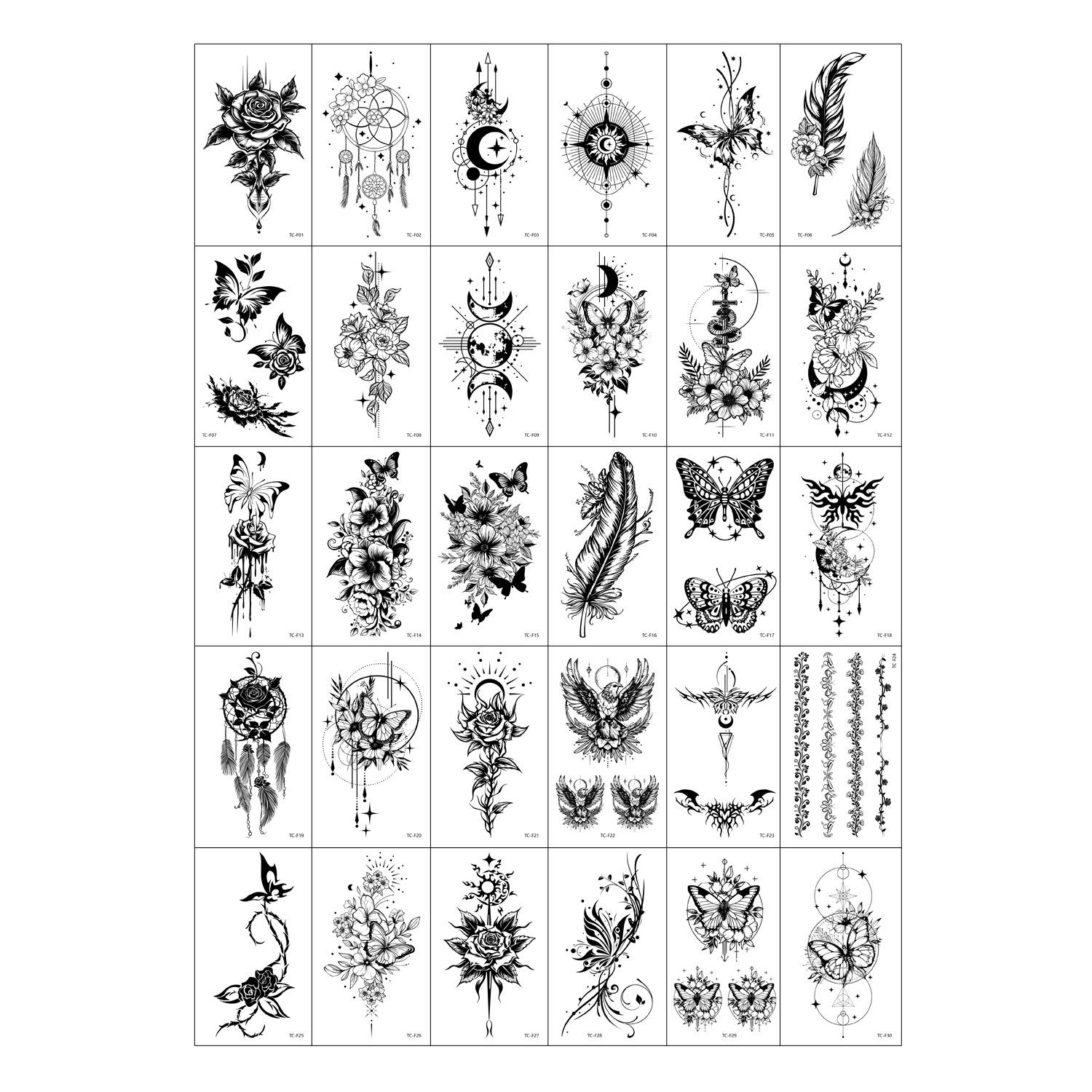 5.7*9.7cm (quantity: 30 for a set) / Tc-f package set of 30 sheets