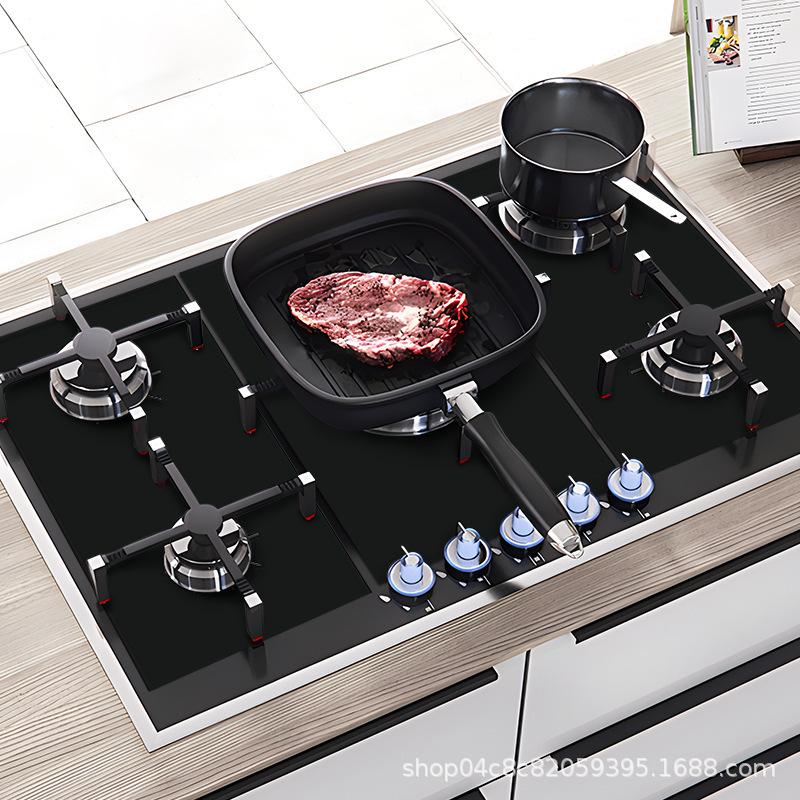 Gas Stove Oil-Proof Mat, Kitchen Gas Stove Protective Mat, High Temperature Resistant Anti-Oil Stain Sticker for Cabinet and Stove Top, Household Use