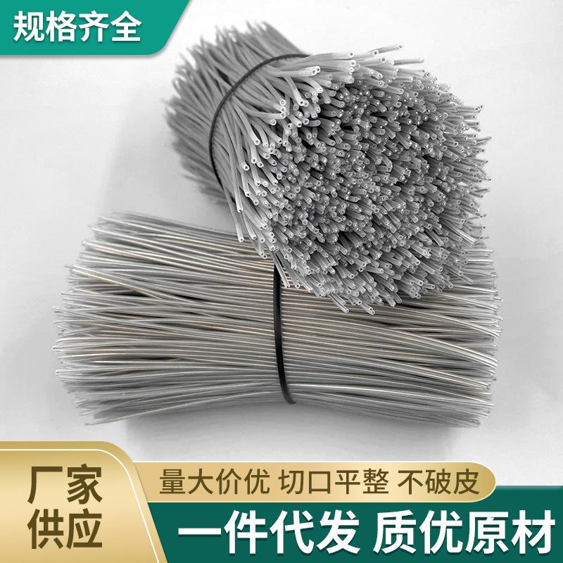 Wholesale PE transparent round tie wire metal wire tie wire plastic core tie wire fixed tie wire