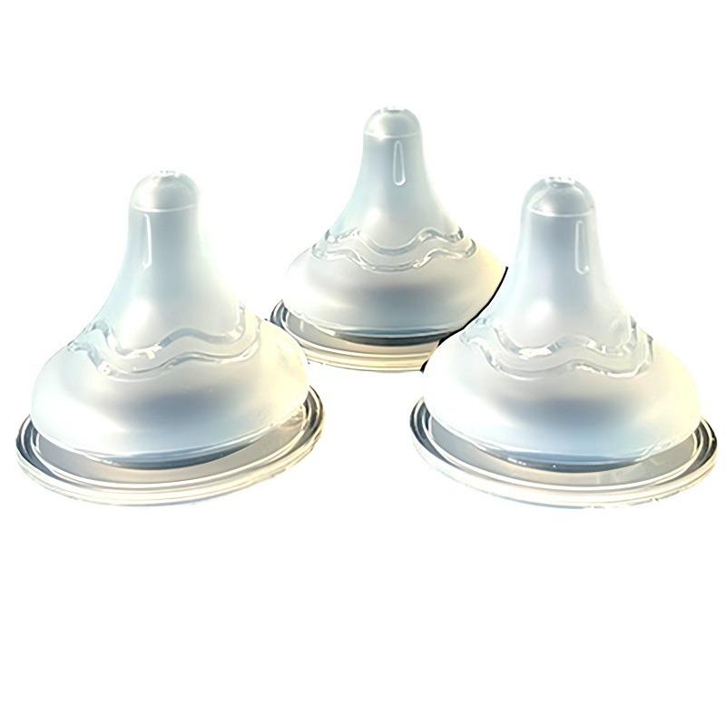 Baby Pacifier Baby Frosted Silicone Pacifier Breast Milk Solid Sense with Mouth Line Universal 5cm Pacifier Accessories thumbnail 5