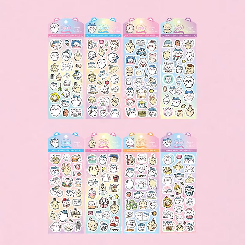 Laser sticker sheet (25*9cm) / Sz315 kawaii