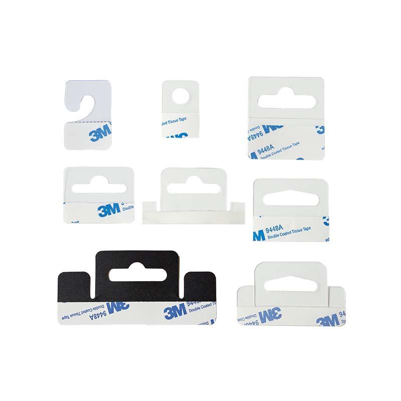 Transparent Pvc Hook, Self-Adhesive Pet Hook Sticker, Aircraft Hole Hook, Triangle Hole Question Mark Plastic Packaging Box Hook thumbnail 5